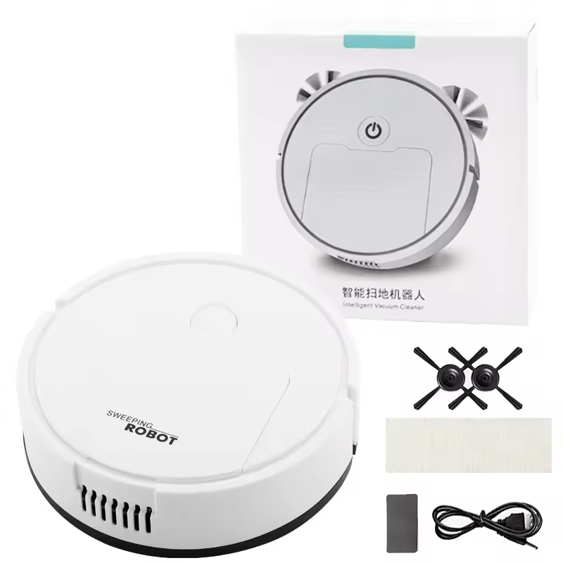 Robot Aspirador Portátil Automático 3 En 1 Con Alimentación USB