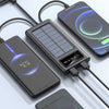 cargador solar portátil pantalla LED