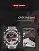 NAVIFORCE-Reloj de lujo para hombres, cronógrafo de pulsera, impermeable, a la moda y acuatico