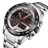 NAVIFORCE-Reloj de lujo para hombres, cronógrafo de pulsera, impermeable, a la moda y acuatico