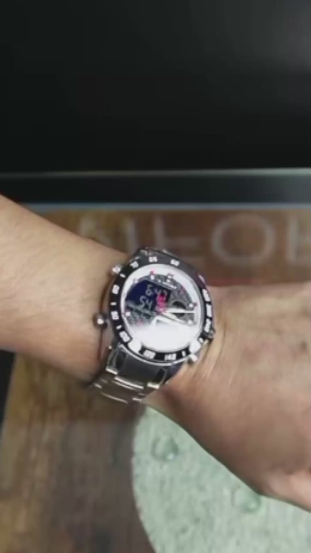 NAVIFORCE-Reloj de lujo para hombres, cronógrafo de pulsera, impermeable, a la moda y acuatico